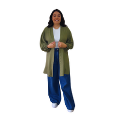 Kimono Marrocos Verde Musgo - Soul Flor