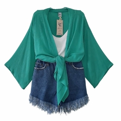 Kimono Verde Esmeralda - comprar online