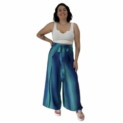 Calça Envelope Tie Dye Azul