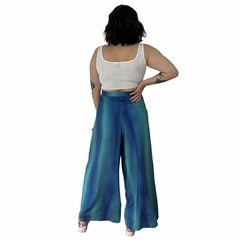 Calça Envelope Tie Dye Azul - comprar online