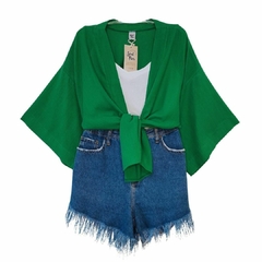 Kimono Tela Verde - comprar online