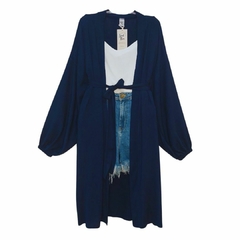 Kimono Marrocos Azul Marinho - Soul Flor