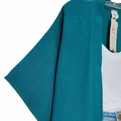 Kimono Verde Ondas - comprar online