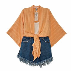 Kimono Jacquard Laranja - comprar online