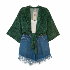 Kimono Verde Poás - Soul Flor