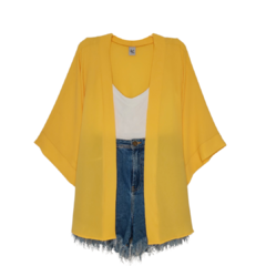 Kimono Crepe Amarelo - comprar online