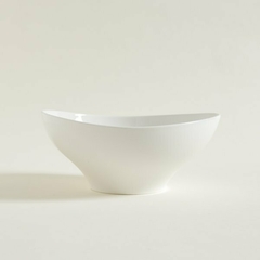 Bowl de cerámica ensaladera irregular 30x26cm