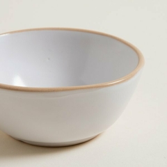 Bowl Málaga blanco borde natural 11cm en internet