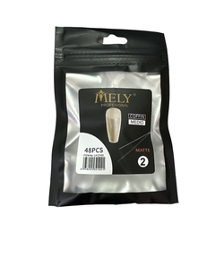 SOFT GEL TIPS MELY COFFIN CORTO 21021