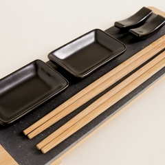 SET DE SUSHI NEGRO PARA 2 BAMBOO en internet