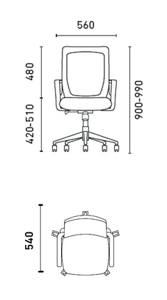 Cadeira Vibe Branca - Innovati