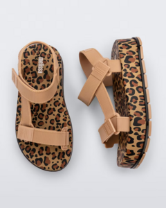 Sandália Melissa Flowing Platform - Animal Print - pakalolla