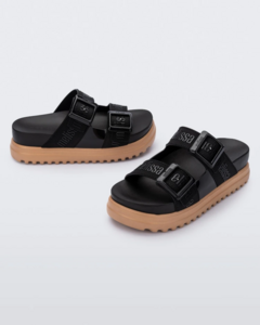 Melissa Cozy M-Lover Platform - Preto/Bege - comprar online