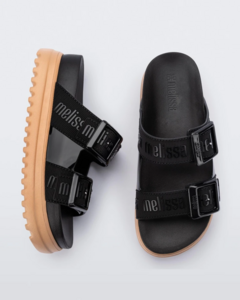 Melissa Cozy M-Lover Platform - Preto/Bege na internet