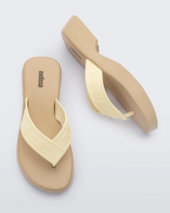 Melissa M Lover Flatform - Bege na internet