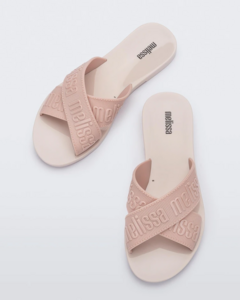 Melissa M Lover Slide - Bege/Rose - comprar online