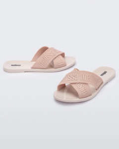 Melissa M Lover Slide - Bege/Rose