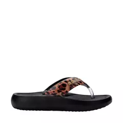 Melissa Station - Preto/Animal Print - comprar online