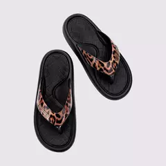 Melissa Station - Preto/Animal Print - pakalolla