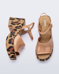 MELISSA LINA - MARROM/ANIMAL PRINT - comprar online