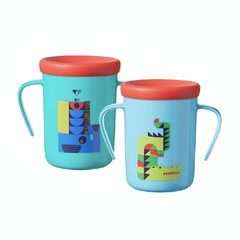 Set 2 vasos antivuelco con asas TOMMEE TIPPEE