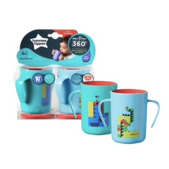 Set 2 vasos antivuelco con asas TOMMEE TIPPEE - Arrivato