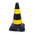 Cone Rigido Amarelo/Preto 50cm - 4656