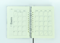 Agenda Semanal 2024 "Blanco y negro" - comprar online