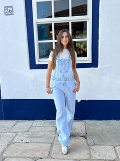 Jardineira Wide Leg Jeans - Ânima Moda