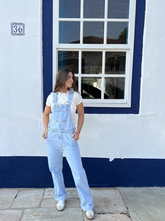 Jardineira Wide Leg Jeans - comprar online