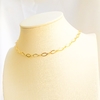 Choker Corrente Folheada - Dourada