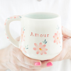 TAZA AMOUR FLORES - comprar online