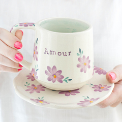 TAZA AMOUR FLORES