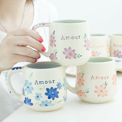 TAZA AMOUR FLORES - laformafeliz