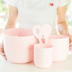 Bowls de plástico pastel 3 tamaños - comprar online