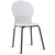 Cadeira Fixa Luna Plástica Estrutura Preta - Mega Office | Móveis para Escritório | Home Office
