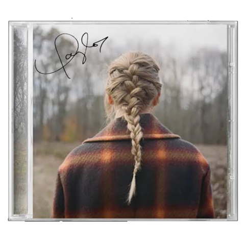 Taylor Swift Signed Evermore CD outlet