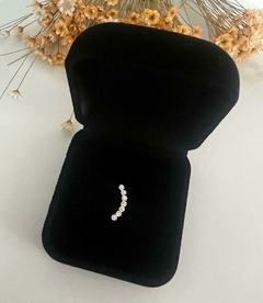 Piercing Pino de Aço com Pedra de Zirconia