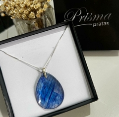 Colar de Pedra Azul Grande - comprar online