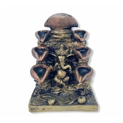 Incensário Cascata Deus Ganesha 8 Quedas 14x10cm - loja online
