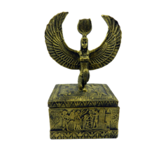 Porta Jóias Egípcio Deusa Ísis 16x10cm