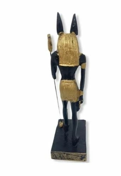 Estatueta em Resina Deus Egípcio Anúbis 16cm - comprar online