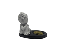 Incensário Vareta Mini Oval Buda Sonhador - comprar online