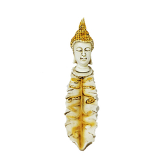 Incensário Canaleta Cabeça Buda Tibetano 24x4cm