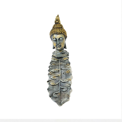Incensário Canaleta Cabeça Buda Tibetano 24x4cm - Esoteric Shop
