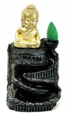 Incensário Cascata Buda Tibetano Mini - comprar online