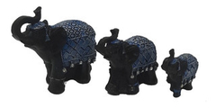 Trio de Elefantes 8cm,6,5cm 5cm - comprar online