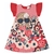 Vestido Nini & Bambini Infantil Vermelho Estampado N0150 - comprar online