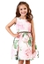 Vestido Infantil Bambollina Floral com Laço BB11855