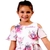 Vestido Infantil Bambollina Chiffon Estampado BB11929 GL - comprar online